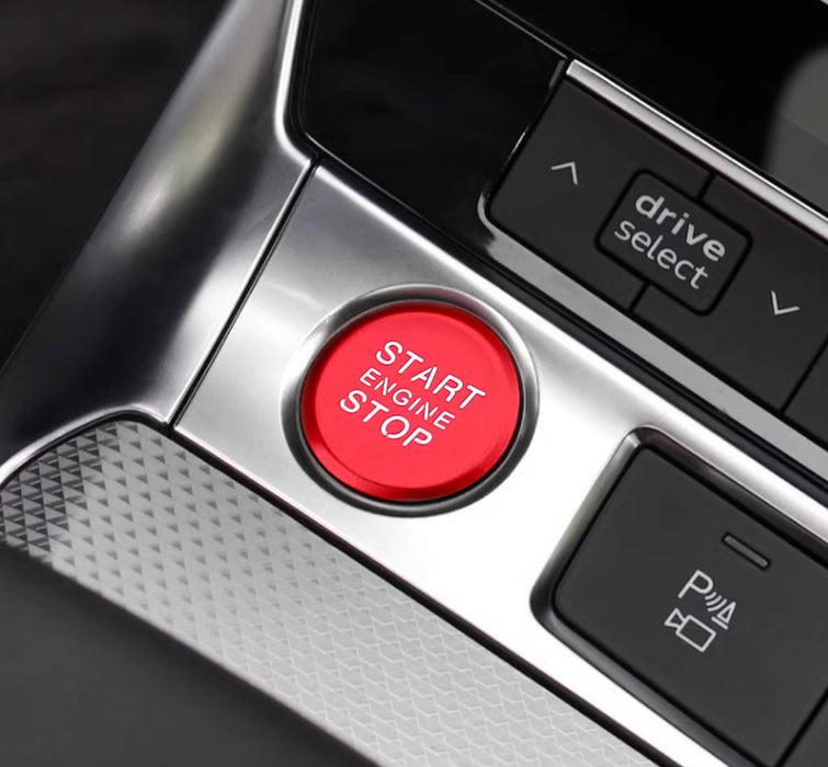 RS Sports Style Red Engine Push Start Button Cover For Audi 2015-2020 A3 S3 RS3