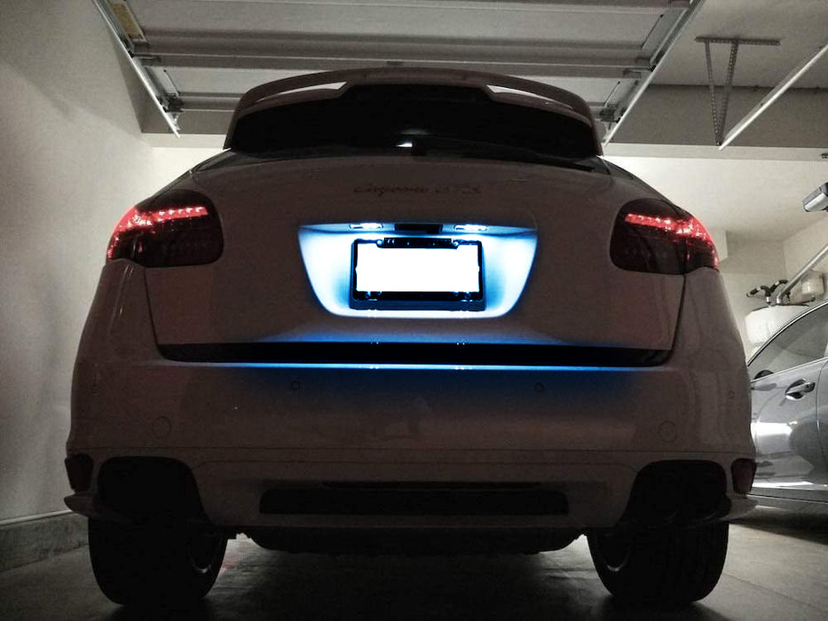 Aqua Ice Blue Full LED License Plate Lights For VW Golf/GTI Eos CC Rabbit Passat