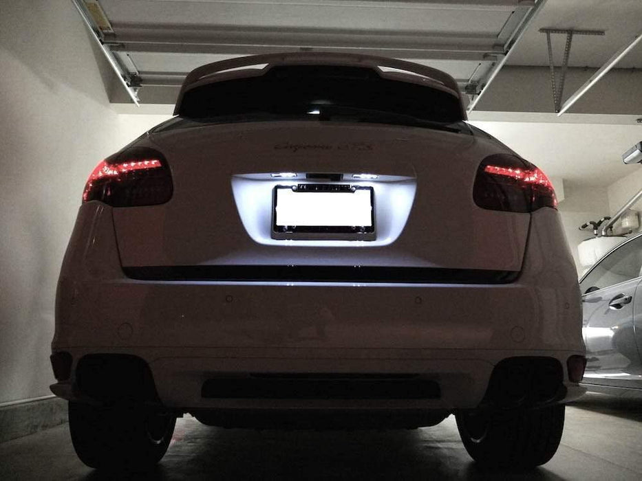 White Full LED License Plate Lights For VW Golf/GTI CC Rabbit, Porsche Cayenne