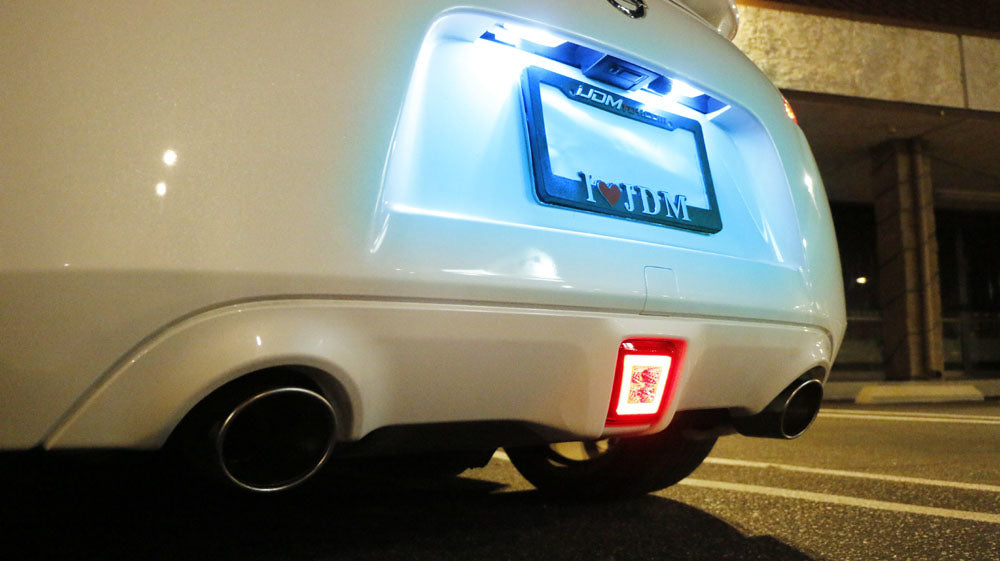 Ice Blue Full LED License Plate Lights For Nissan 350Z 370Z GTR Infiniti G37 Q60