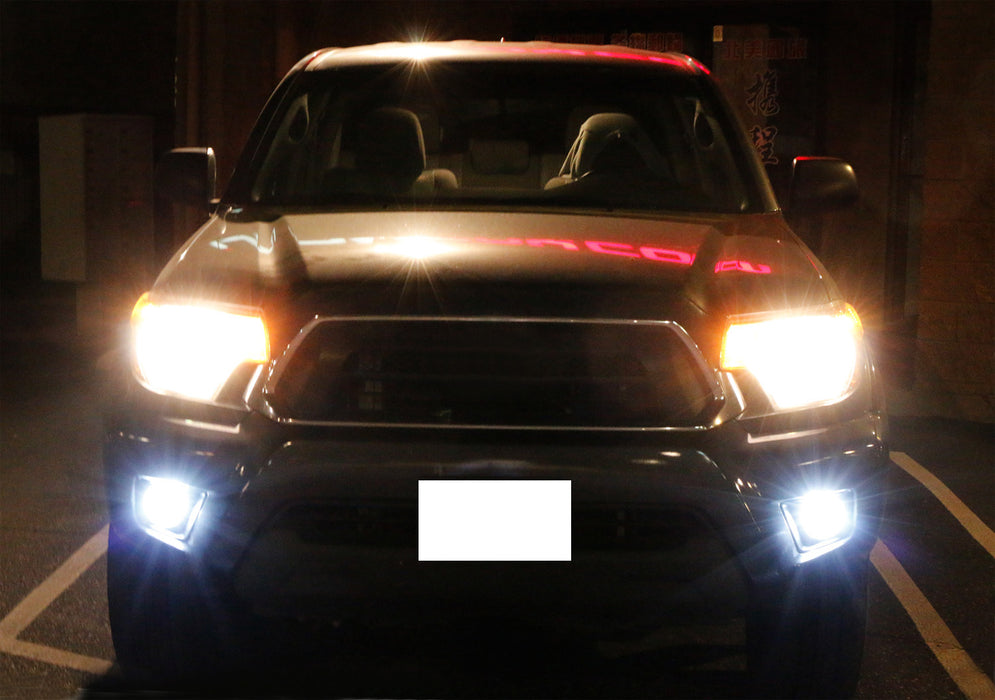 White/Yellow Dual Color 20W LED Fog Light Kit For Nissan & Infiniti – IJDMTOY