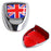 Red/Blue UK Union Jack Design Engine Start Push Start Cap Cover For 3rd Gen MINI