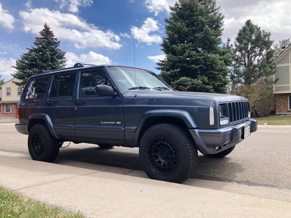 Clear Lens White Full LED Front Side Marker Lights For Jeep 1997-01 Cherokee LCI