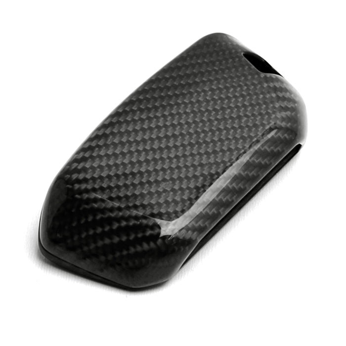 Real Black Carbon Fiber Key Fob Cover For BMW 2023+ X5 X6 X7 iX 5 7 Series i5 i7