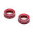 JDM Red Stereo/Radio Vol/Tune Knob Cover Rings For 2022+ Subaru BRZ Toyota GR86