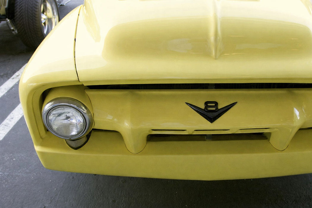 Vintage Style Matte Black Metal V8 Emblem For Grille Hood Trunk Fender Side Door
