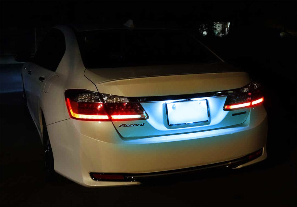 Ice Blue Full LED License Plate Light Lamps For Acura TL TSX Honda Civic Accord