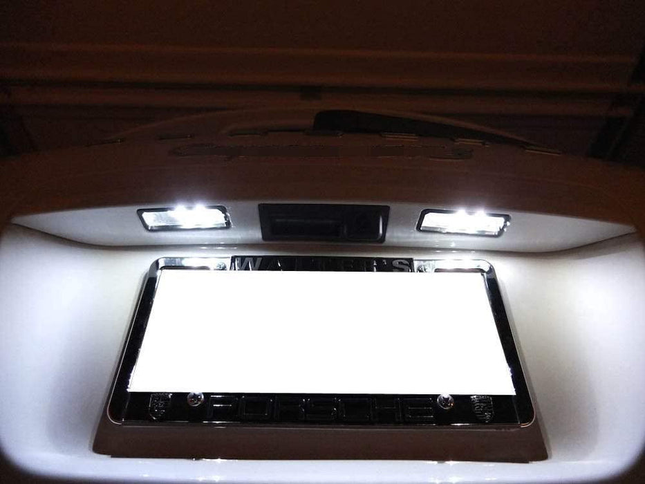 White Full LED License Plate Lights For VW Golf/GTI CC Rabbit, Porsche Cayenne