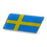 Swedish Gold Nordic Cross Grille or Trunk Emblem Badge For Volvo Saab Scania etc