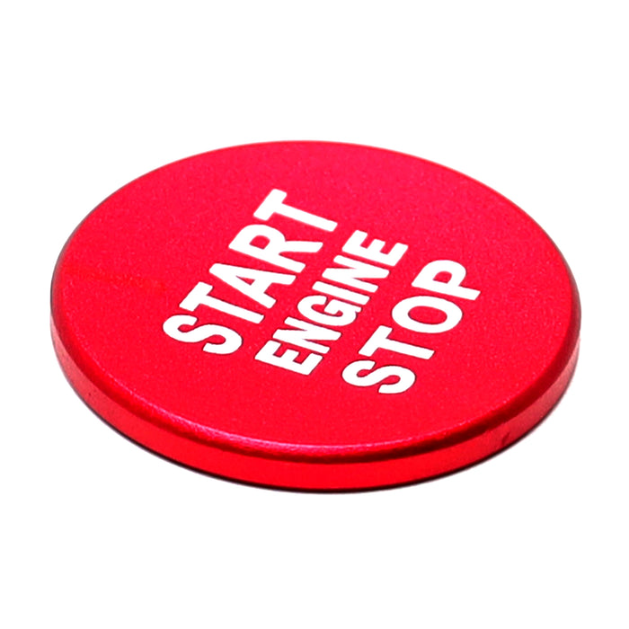 Sports Red Engine Push Start Cover For Kia 2018-2023 K8 Stinger, 2021+ K5 Optima