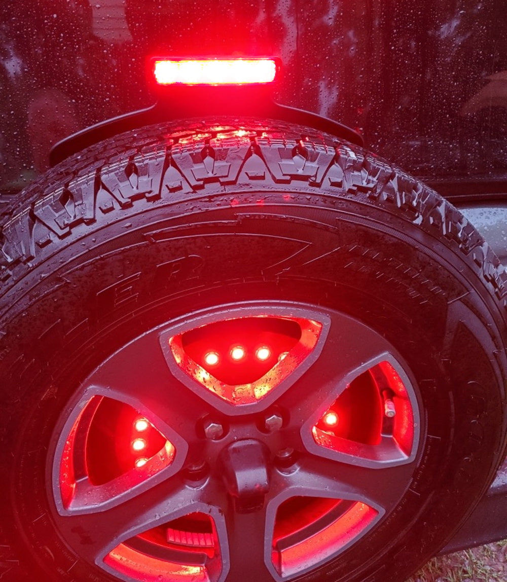 Plug-N-Play F1 Style Strobe 3rd Brake Light Module/Wire For 18+ Jeep W ...