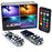 Multi-Color RGB 168 194 T10 LED Bulbs w/RF Remote Control For Car Parking Lights
