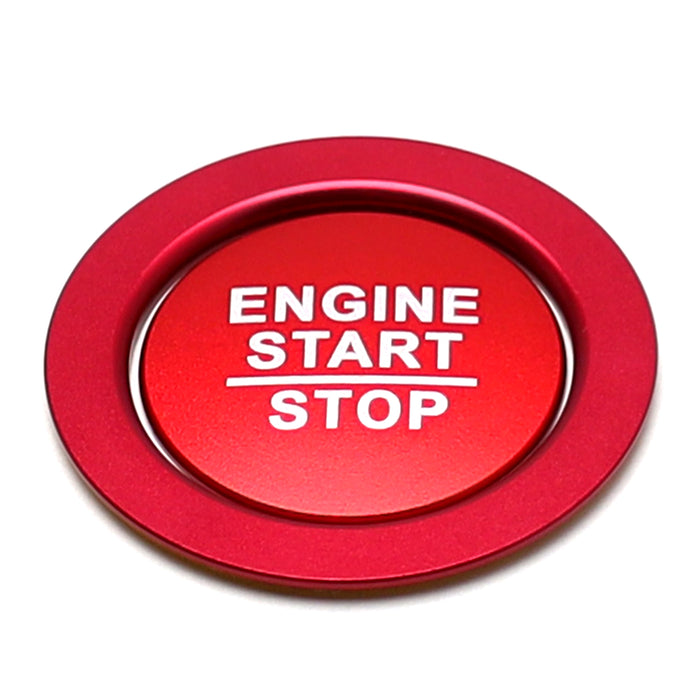Sports Red Engine Push Start Button w/Surround Ring For 16+ Gen10 Gen11 Civic