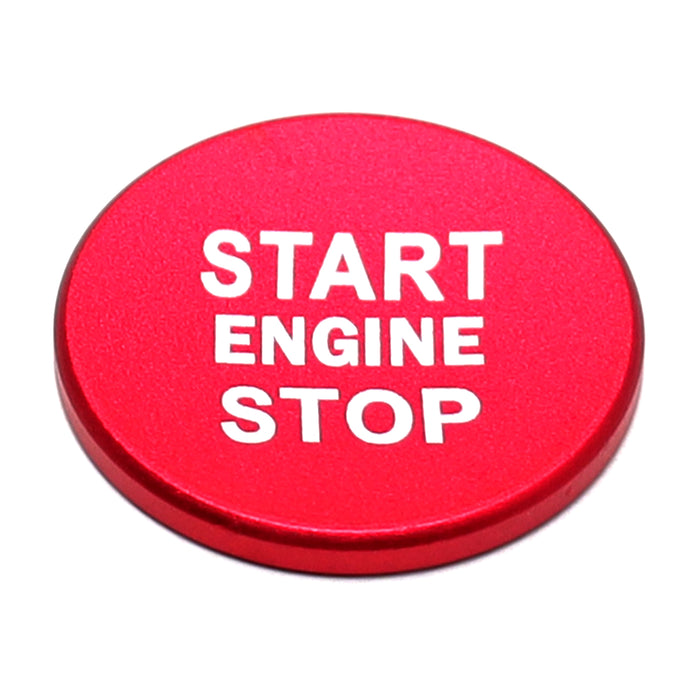 Sports Red Engine Push Start Cover For Kia 2018-2023 K8 Stinger, 2021+ K5 Optima