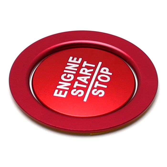 Sports Red Engine Push Start Button w/Surround Ring For 16+ Gen10 Gen11 Civic