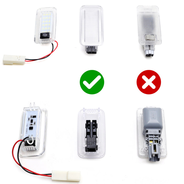 Bright White 18-SMD LED Trunk Cargo Area Light w/ Switch For Newer Toyota Lexus