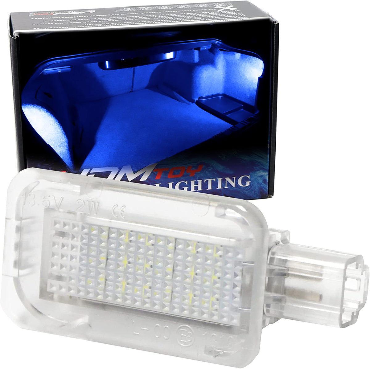214-2 Blue LED Courtesy Light Bulbs – 2-Pack For Dome, Map, Trunk & Cargo Lights – Direct Replacement, Bright & Energy-Efficient