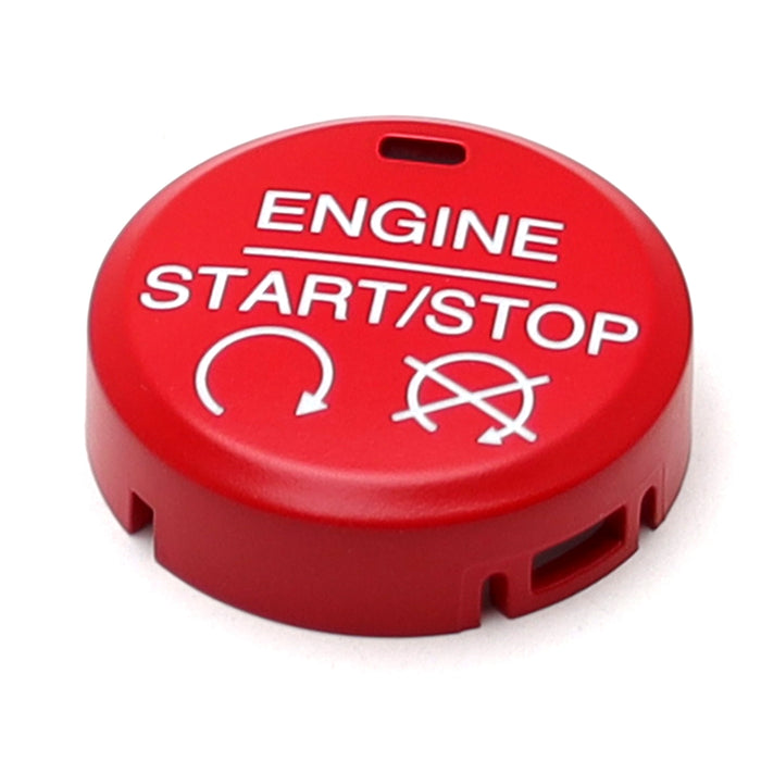 Red Performance GT350 Style Engine Push Start Button Cover For 2015-2023 Mustang