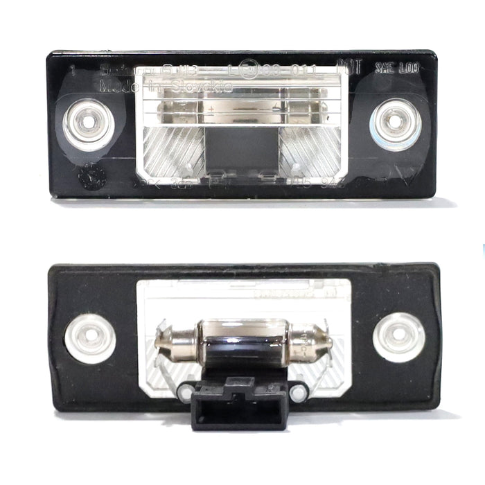 Used Tailgate License Plate Lamp Housing w/ Bulbs For Porsche Cayenne VW Touareg