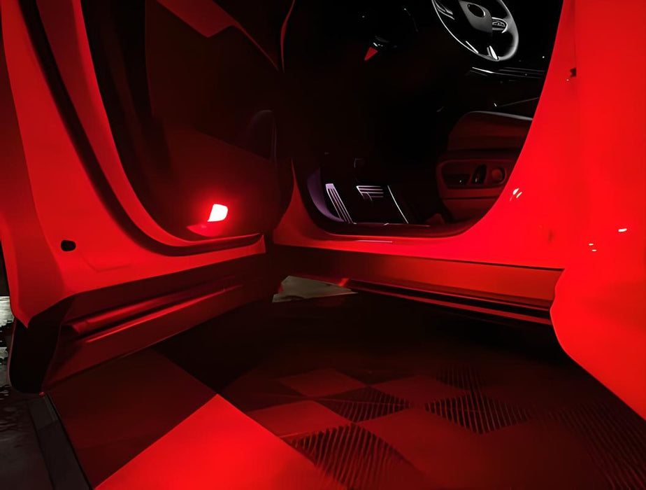 Red 18-SMD Full LED Side Door Lights For Toyota 22+ Tundra/Sequoia Lexus GX550