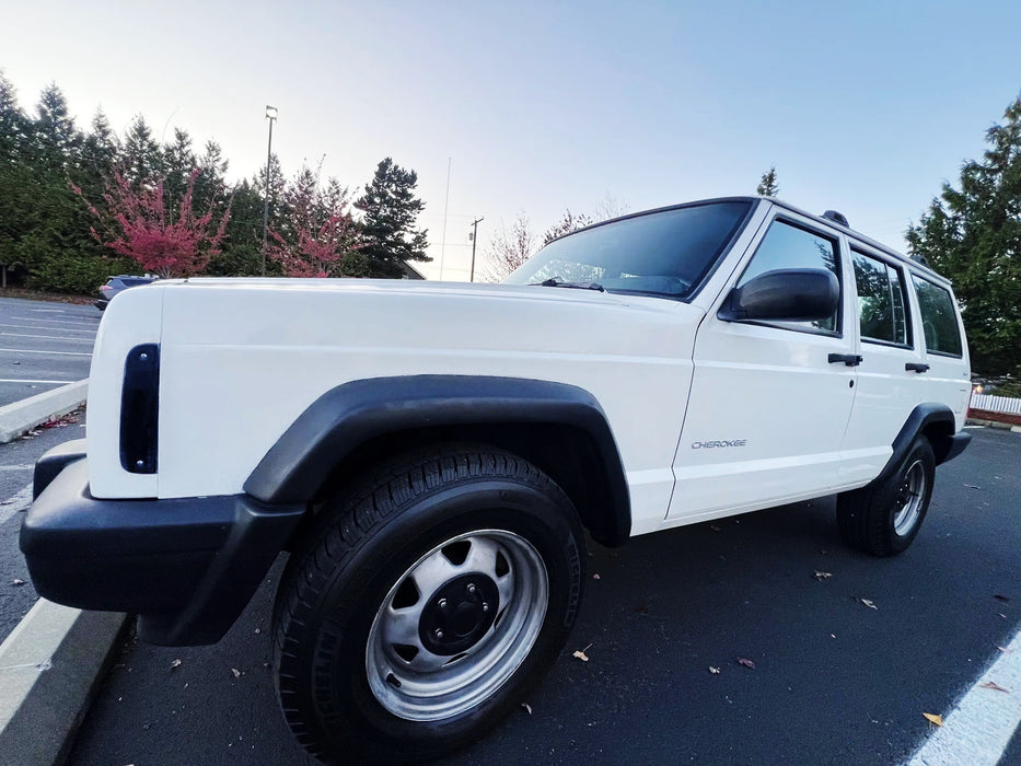 Smoke Lens White Full LED Front Side Marker Lights For Jeep 1997-01 Cherokee LCI