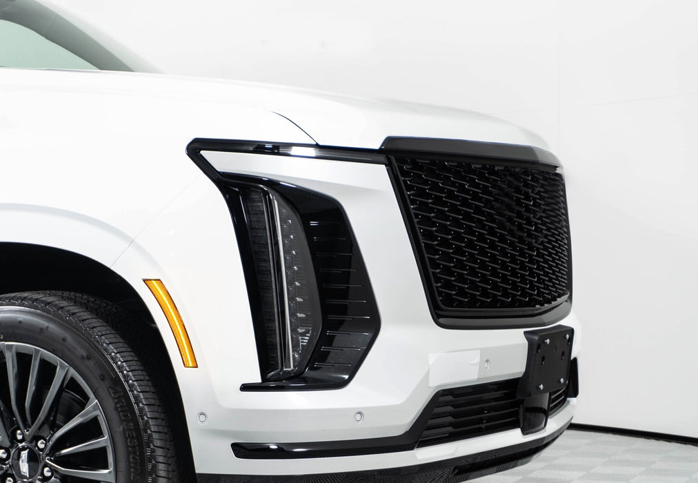 Clear Lens Amber Full LED Side Marker Lights For 25+ GM Escalade Suburban Yukon