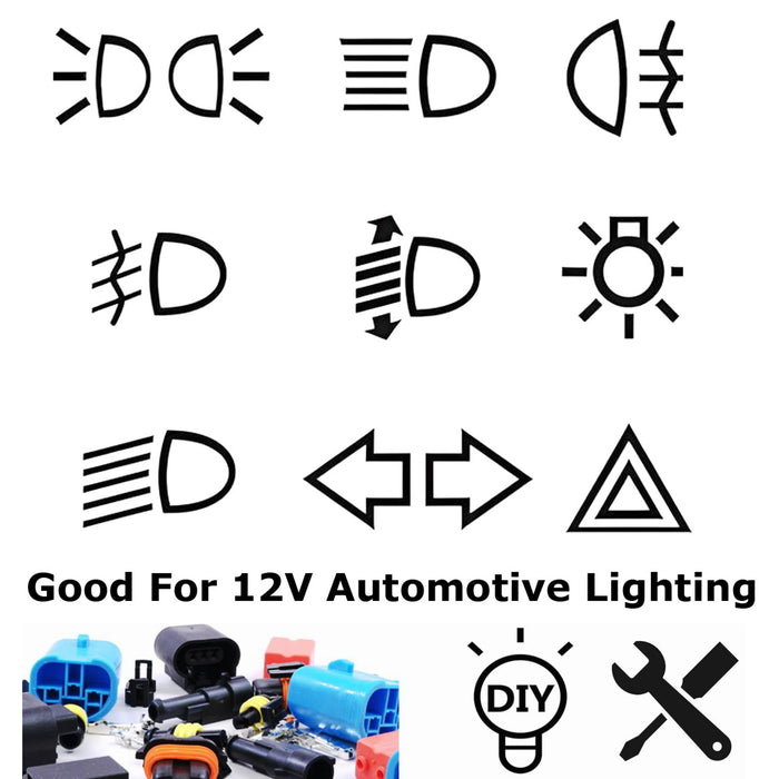 (2) 1156 Headlight Front Turn Signal Bulb Plug Adapter Sockets For Hyundai Kia