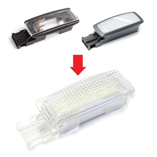 Ice Blue LED Visor Vanity Mirror Lights For Golf GTi EOS Jetta Passat CC Tiguan