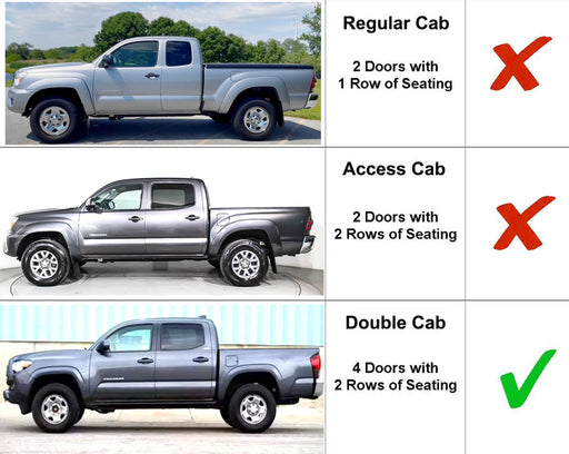 Dark Red Lens Full LED High Mount Third 3rd Brake/Stop Light For Toyota Tacoma