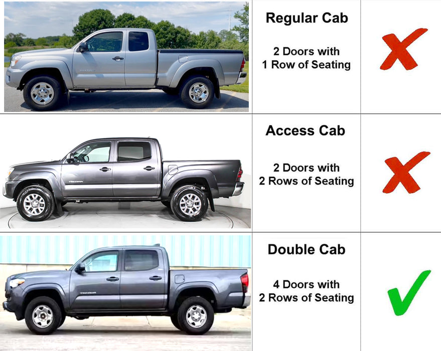 Dark Red Lens Full LED High Mount Third 3rd Brake/Stop Light For Toyota Tacoma