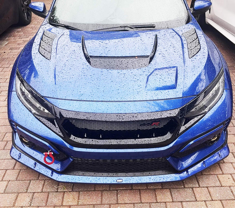 Red Track Racing Sporty Style ABS Plastic Tow Hook Ring Decor For Red Track Racing Sporty Style ABS Plastic Tow Hook Ring Decor For