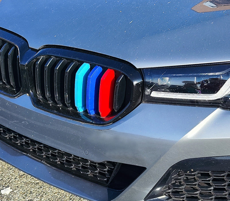 ///M-Colored Grille Insert Trims For 2021-up BMW G30/G31 5 Series w/8-Beam Grill