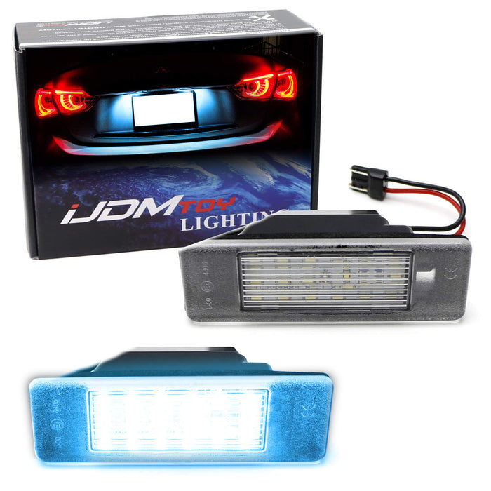 Aqua Ice Blue 18-SMD LED License Plate Light Kit For Infiniti Q50 Nissan Juke…