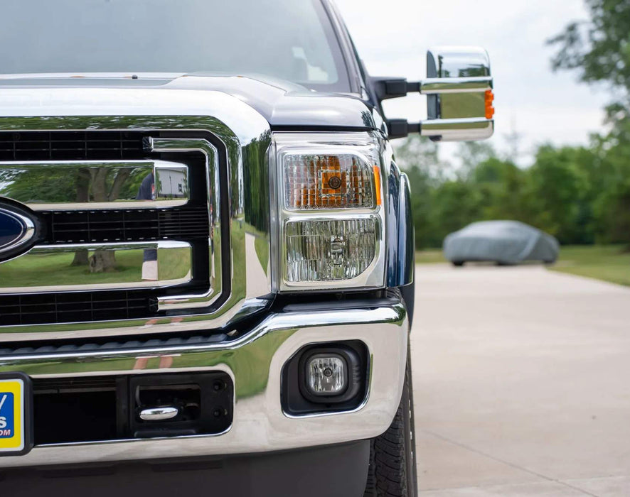 One Piece LH Driver Side OE-Spec Fog Lamp Bezel Cover For 2011-16 Ford F250 F350