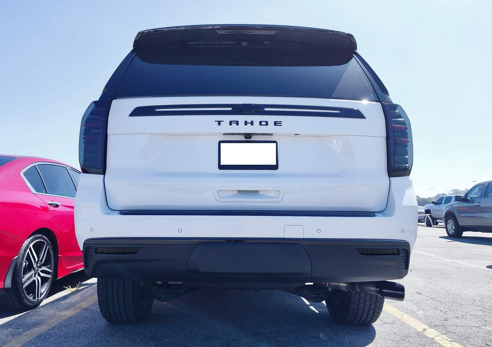Smoked Lens Full LED Rear Bumper Reflectors For Chevy 21-24 Suburban/Tahoe Yukon