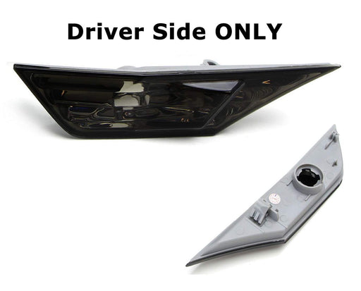 Left LH Driver Side ONLY Smoked Side Marker Light Housing For 16-21 Honda Civic
