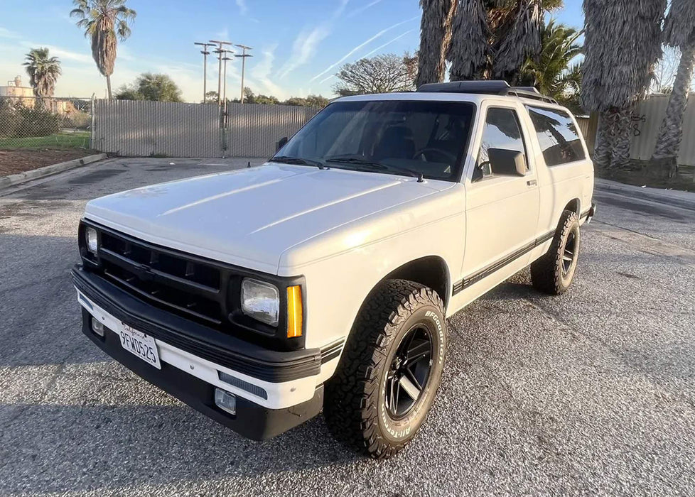 Clear Lens Amber Full LED Side Markers For 83-94 Chevy S10 Blazer GMC S15 Jimmy