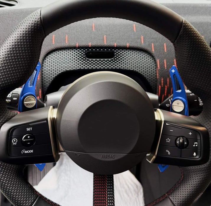 Euro Sports Blue Larger Paddle Shifter Extensions For 2024-up U25 Mini Cooper