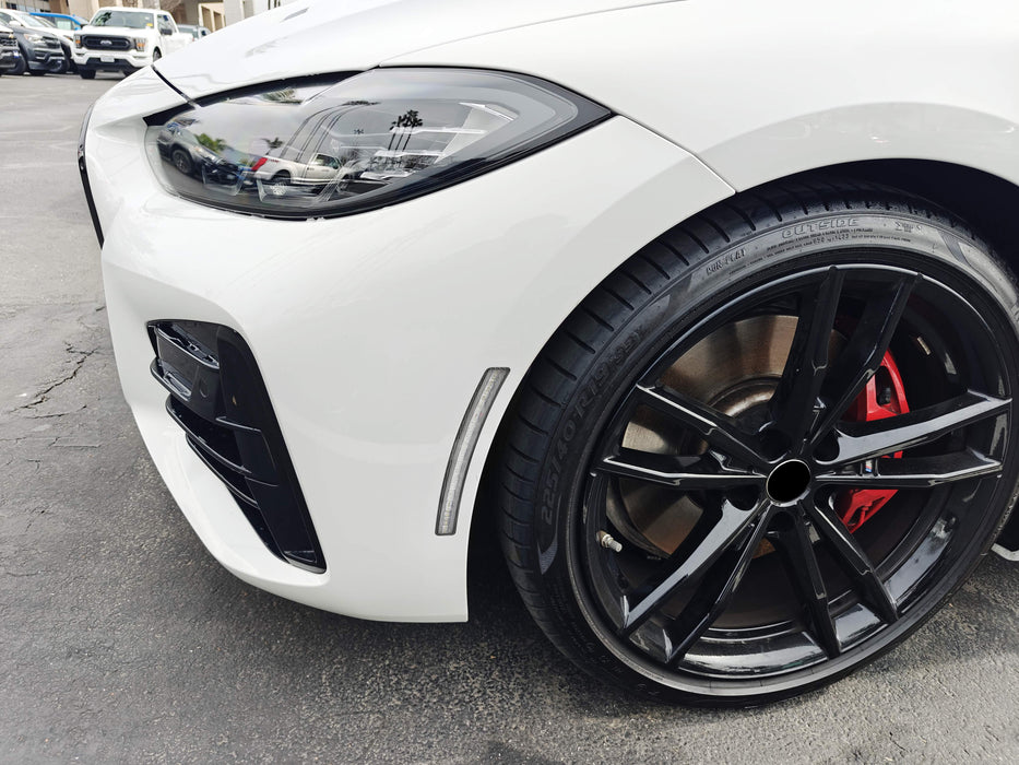 Euro Clear Front Bumper Side Marker Reflex For BMW G20 3 Series G22/G23 4 Series