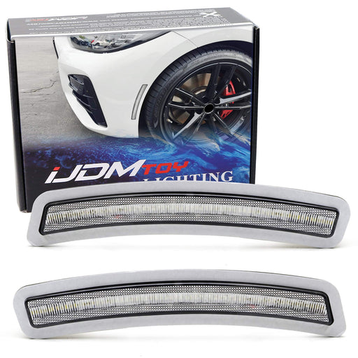 Euro Clear Front Bumper Side Marker Reflex For BMW G20 3 Series G22/G23 4 Series