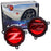 Red Chrome Reflex LED Illuminated Z-Emblem Rear Side Markers For BMW Z4 E85/E86