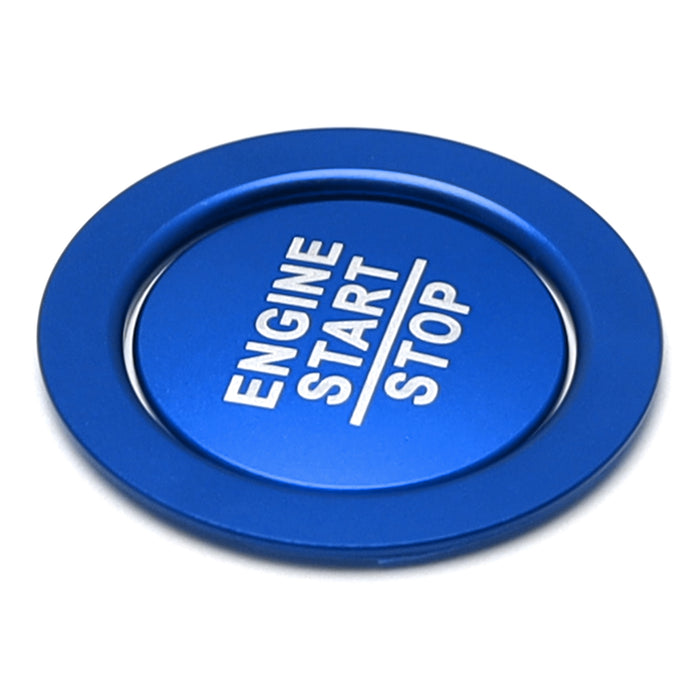 Sports Blue Engine Push Start Button w/Surround Ring For 16+ Gen10 Gen11 Civic