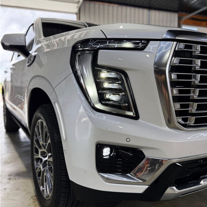 Clear Lens White Full LED Side Marker Lights For 25+ GM Escalade Suburban Yukon