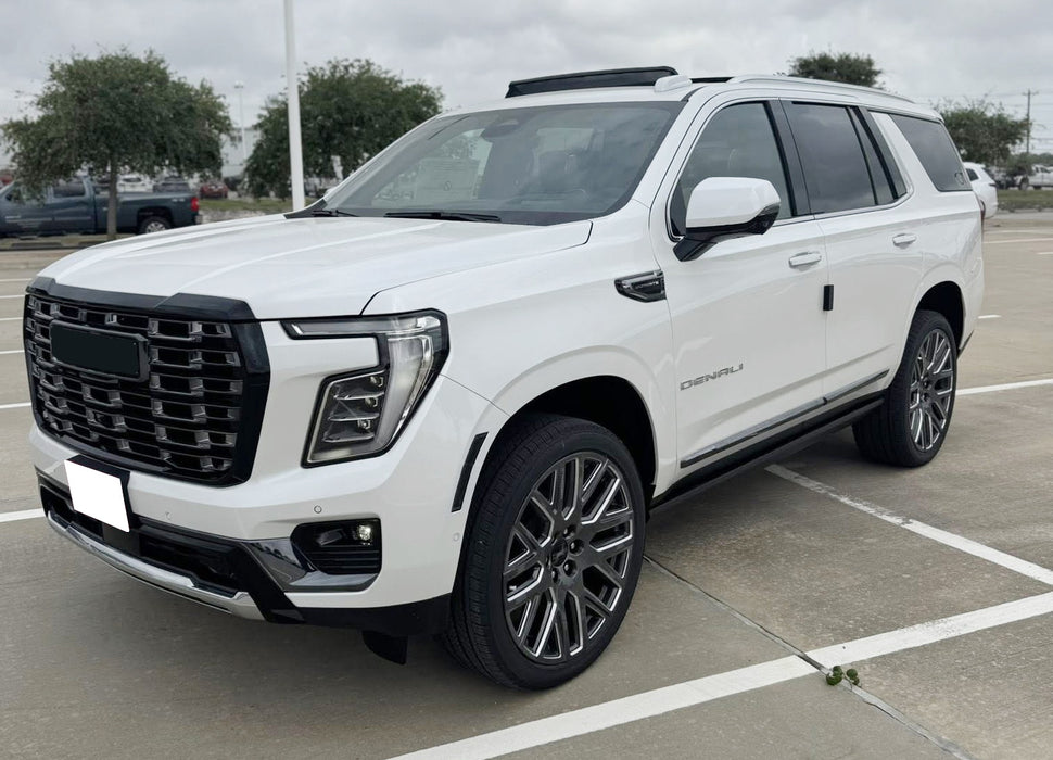 Smoked Lens White Full LED Side Marker Lights For 25+ GM Escalade Suburban Yukon