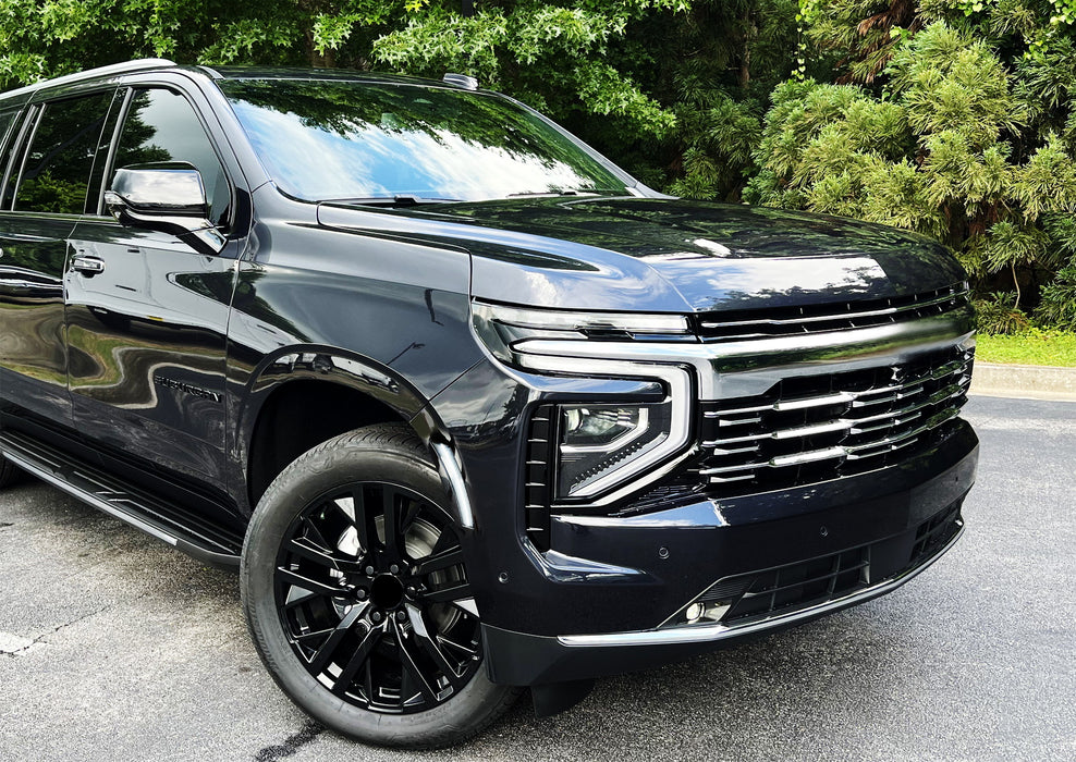 Smoked Lens White Full LED Side Marker Lights For 25+ GM Escalade Suburban Yukon