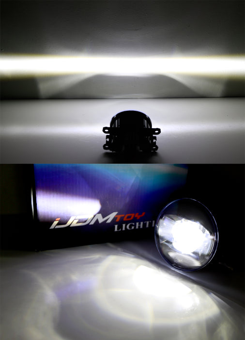 18W High Power 6-LED Fog Light Lamps w/ LED Halo Rings For Scion FRS Subaru BRZ