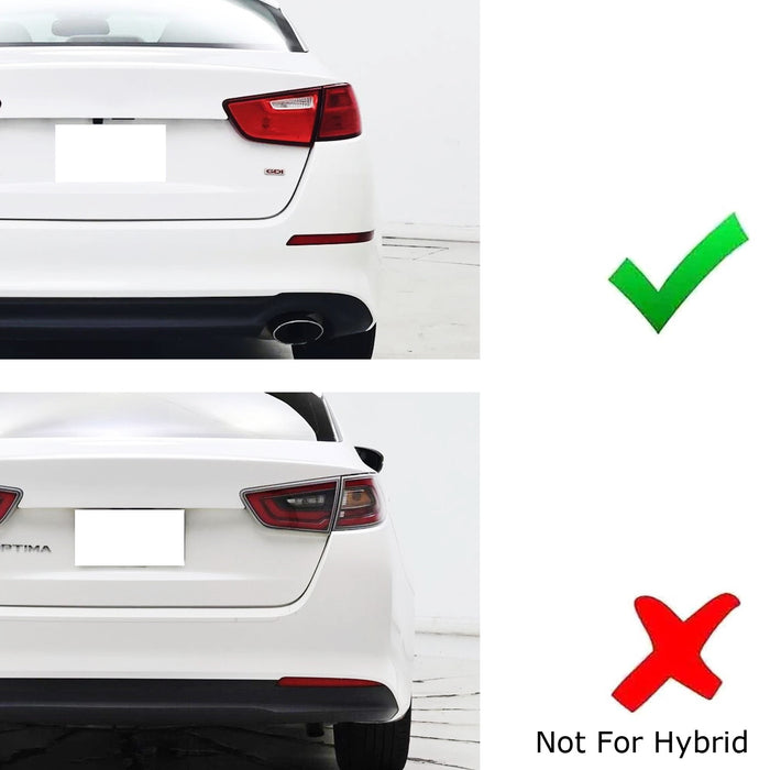 LH RH OE-Spec Rear Bumper Reflector Lens Replacements For Kia 2014-15 Optima K5