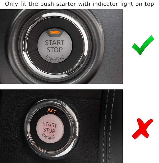 NISMO Style Red Engine Push Start Button For Infiniti Q50 Q60 Nissan Altima, etc