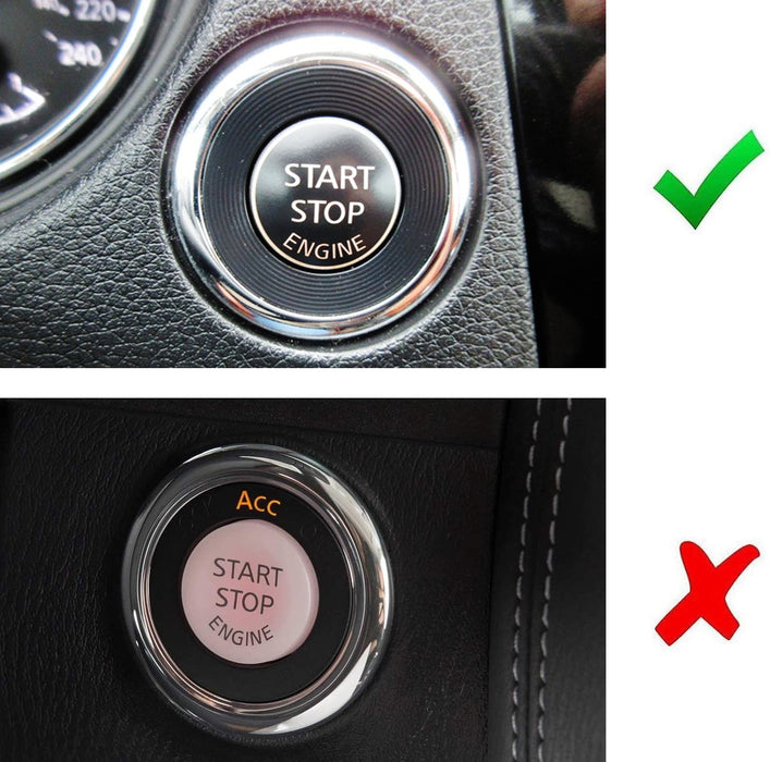 NISMO Style Red Engine Push Start Button Replacement Cap For 14-23 Nissan Rogue