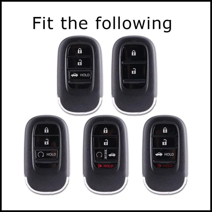 Carbon Pattern Plastic Case Shell For Honda Accord Civic CRV Odyssey Gen2 KeyFob